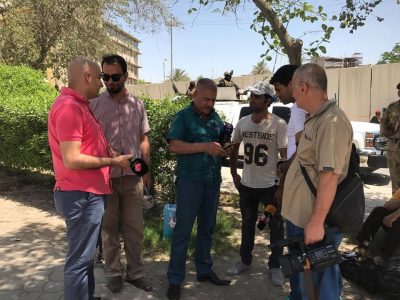 كربلاء تمارس التمييز بين وسائل الإعلام أثناء زيارة العبادي اليوم