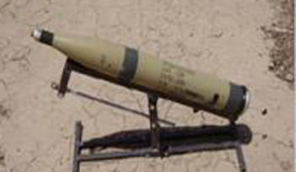 تفكيك صاروخ كاتيوشا معد للاطلاق في صلاح الدين