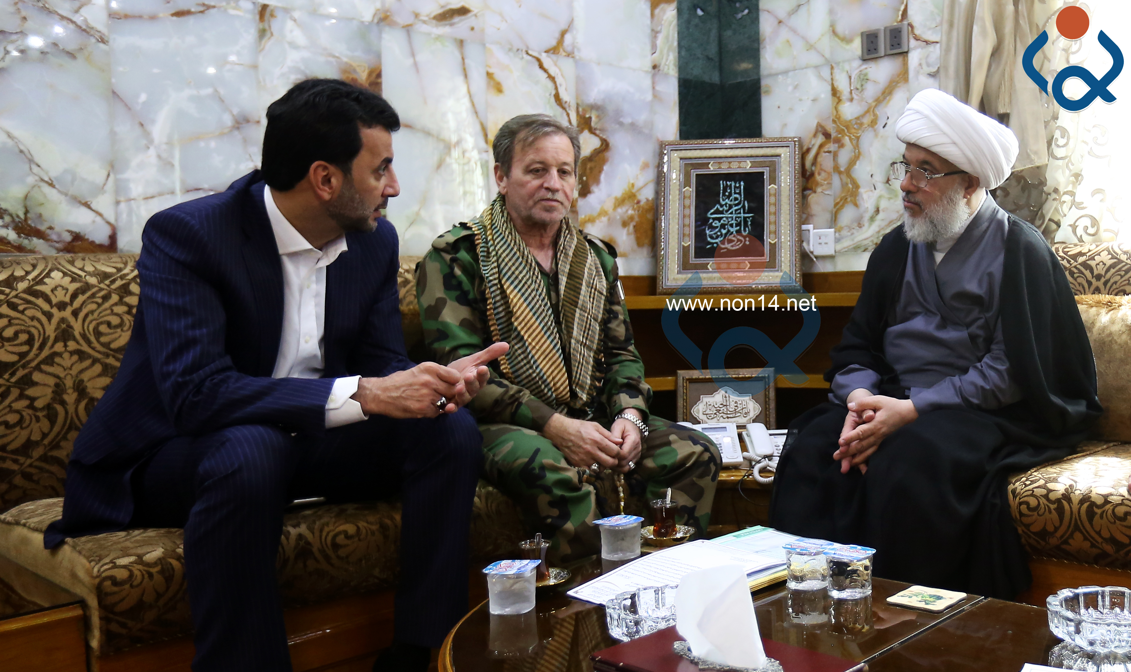 ممثل المرجع السيستاني يستقبل وزير الشباب والرياضة