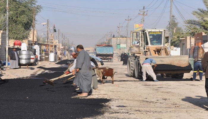 كربلاء تكشف عن وجود 10 مليارات دينار  لاكساء شوارع المحافظة للعام الجاري