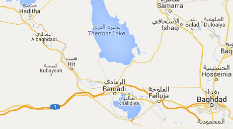 مقتل عشرة عناصر من "داعش" وتدمير صهريج مفخخ شرق الرمادي