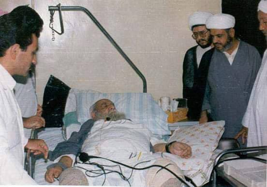 بالصورة :وفاة السيد ابو القاسم الخوئي في 8/8/1992