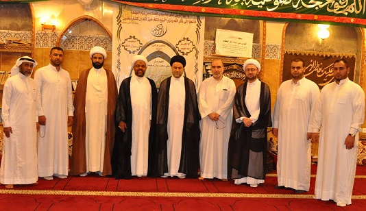 رئيس ديوان الوقف الشيعي يزور مضيف الإمام الحسن (ع) في المدينة المنورة