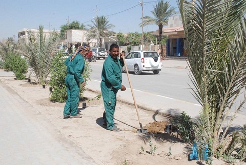 بلدية كربلاء والهلال الأحمر : البدء بحملة لزراعة 1750 شجرة في كربلاء