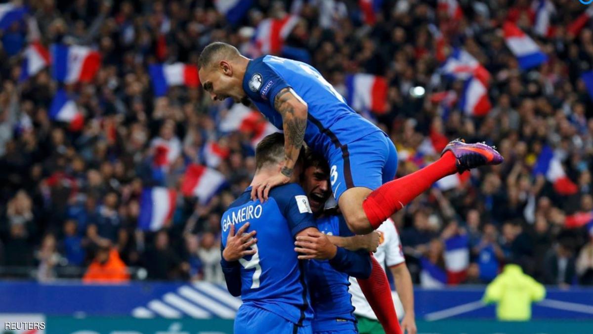 فرنسا تمحو الذكريات السيئة بانتصار ساحق على بلغاريا