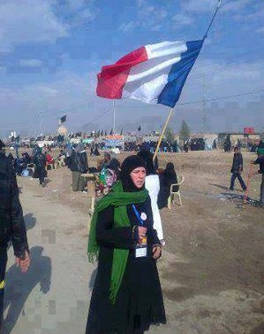 بالصورة ::قصة أمراة فرنسية ... كانت مع قوات التحالف ورجعت الى كربلاء