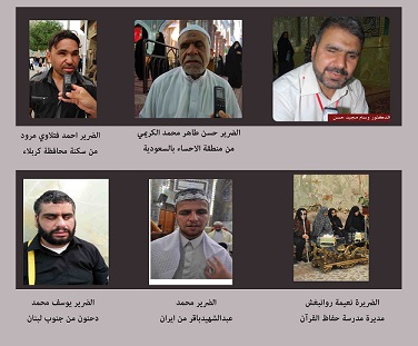 وكالة نون تلتقي بشريحةُ المكفوفينَ اثناء زيارتهم  للإمام الحسين عليه السلام في كربلاء