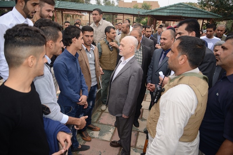 بالصور: الشهرستاني يتفقد جامعة تكريت ويؤكد التزام الحكومة بدعمها