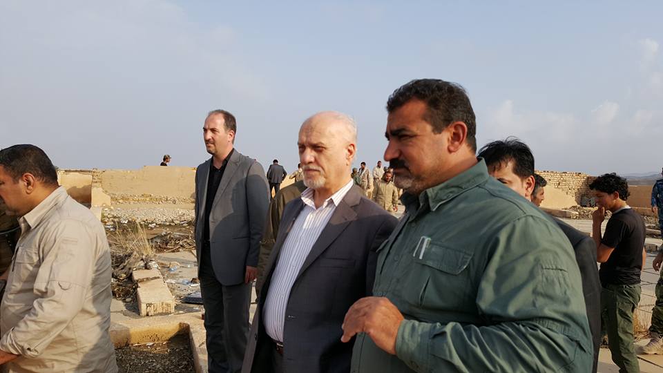 بالصور:الشهرستاني يتجول بين قطعات لواء علي الاكبر في بيجي وجبال مكحول