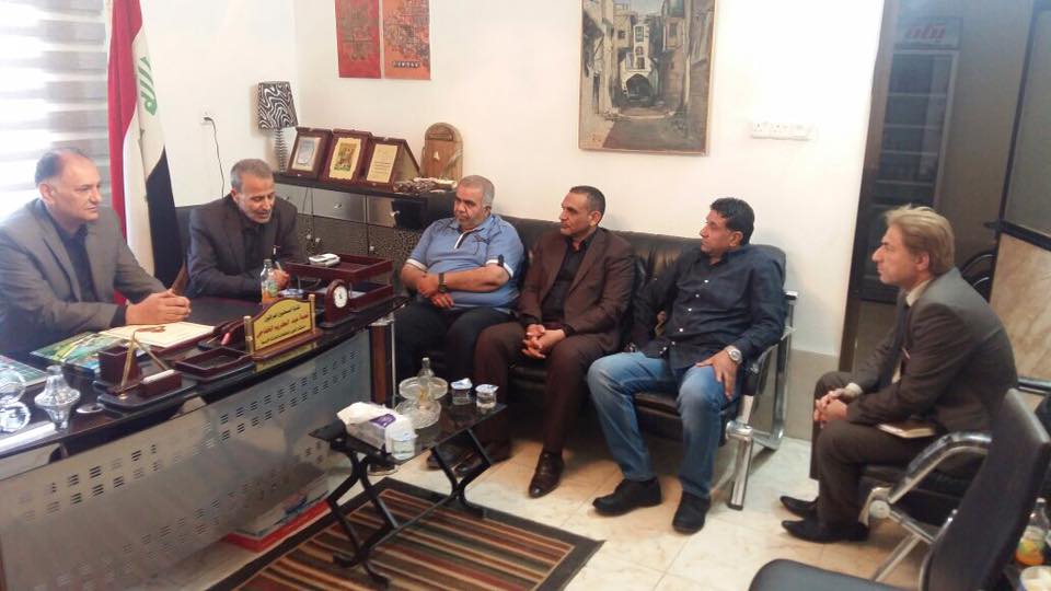 مسؤول رفيع من نقابة الصحفيين يزور مقر كربلاء ويشيد بالانسجام والتعاون بين الصحفيين:فرعنا في كربلاء من انجح الفروع