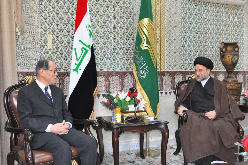رئيس ديوان الوقف الشيعي يستقبل السفير الياباني في العراق