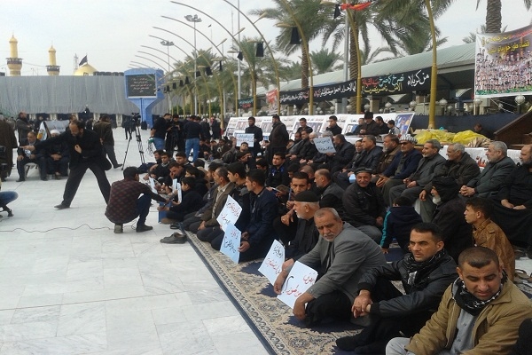 الطوزخورماتيون المعتصمون في كربلاء يصدرون بيانهم الختامي :على الحكومة جعل قضاء طوز خرماتو من المدن المنكوبة رسميا وتفعيلها عمليا