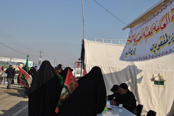 بالصور:هكذا تعمل  مدينة الزهراء خلال زيارة الاربعين على مدار 24 ساعة