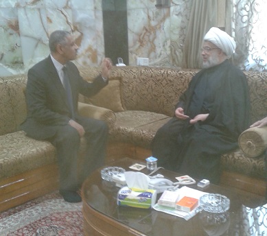 الشيخ عبد المهدي الكربلائي يلتقي وزير السياحة والاثار ويكشف عن الانتهاء من تصاميم مدن للزائرين من الحدود الايرانية الى كربلاء