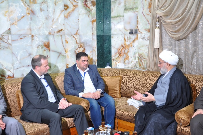 توماس ويف يلتقي بممثل المرجع السيستاني ويؤكد ان اعداد النازحين العراقيين داخليا عام 2014 بلغ مليوني شخص