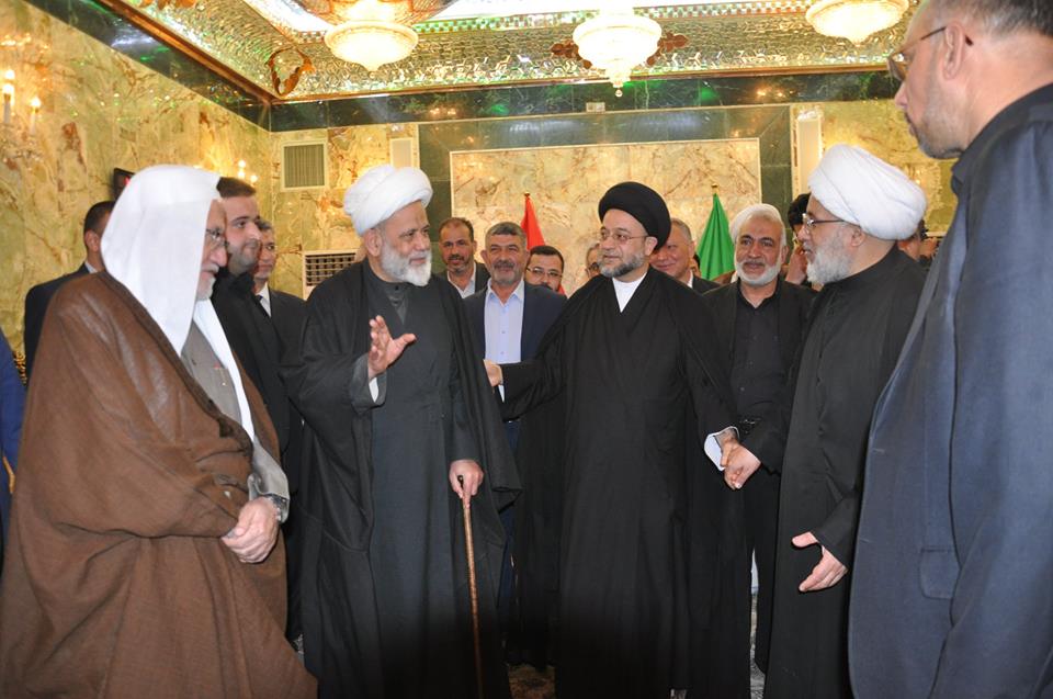 بالصور:تكريم رئيس الوقف الشيعي السابق والاحتفاء بالحالي داخل العتبة الحسينية المقدسة