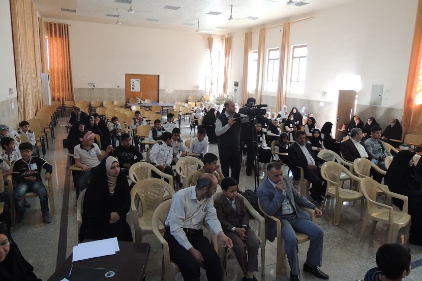 كربلاء:إقامة مسابقة  الحسيني الصغير الوطنية الثالثة  في قضاء الهندية