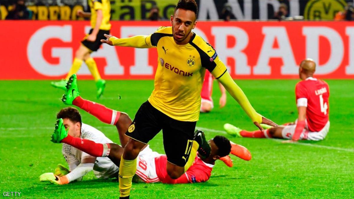 ثلاثية أوباميانغ تضع دورتموند في دور الثمانية