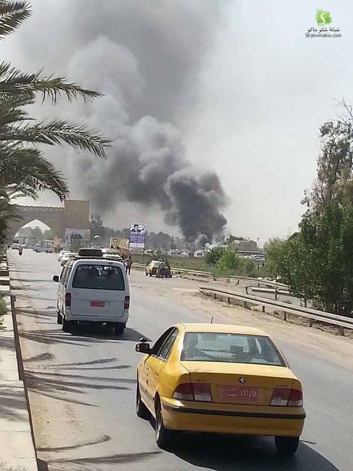 صورة حصرية من تفجير الكاظمية