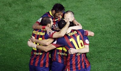 لاعبو برشلونة يتعاهدون: سنحرز لقب "الليغا"