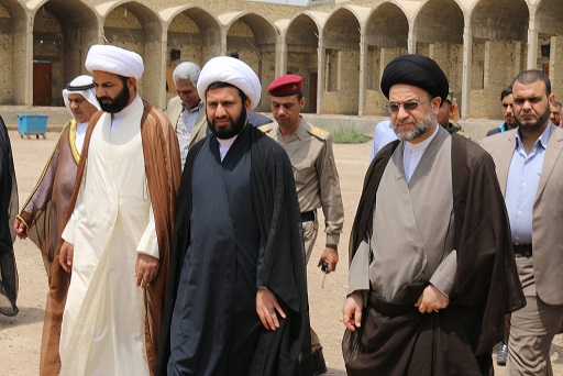 رئيس ديوان الوقف الشيعي يزور مرقد الصحابي الجليل سلمان المحمدي ويلتقي شيوخ المدائن