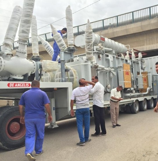 بالصورة:وزارة الكهرباء تجهز قضاء سوق الشيوخ في ذي قار بمحطة كهربائية متنقلة سعة 45 ميكا