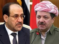 رئيسا اقليم كردستان وحكومتها يستقبلان المالكي في اربيل