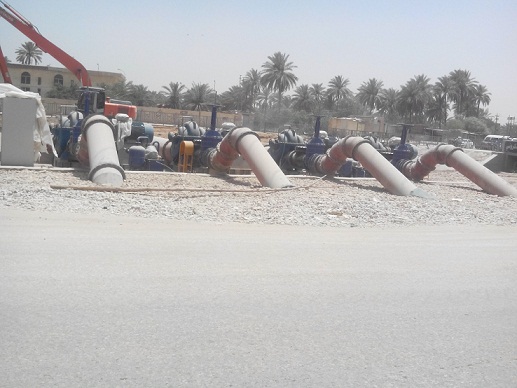 بالصور :اربع مضخات مياه في كربلاء افتتحت شكليا والمستفدون منها يطالبون بتشغيلها لسقي اراضيهم