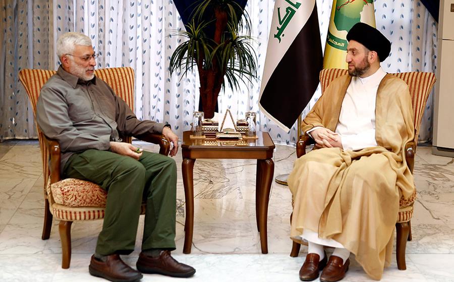 الحكيم يستقبل المهندس:معركة الفلوجة من انظف المعارك ولاخطوط حمراء امام المجاهدين