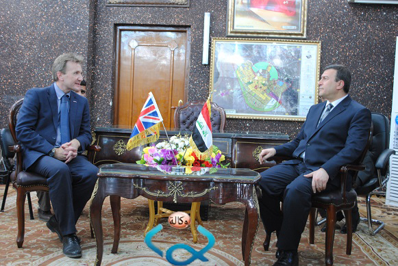 مؤتمر صحفي لنائب السفير البريطاني مع محافظ كربلاء :زيارتنا المقبلة سنستصحب وفدا تجاريا لكربلاء(مصور)