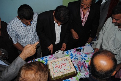 صحيفة (صباح كربلاء) التابعة لشبكة الاعلام العراقي تطفئ شمعتها التاسعة ووكالة نون تشارك بالاحتفال (مصور)