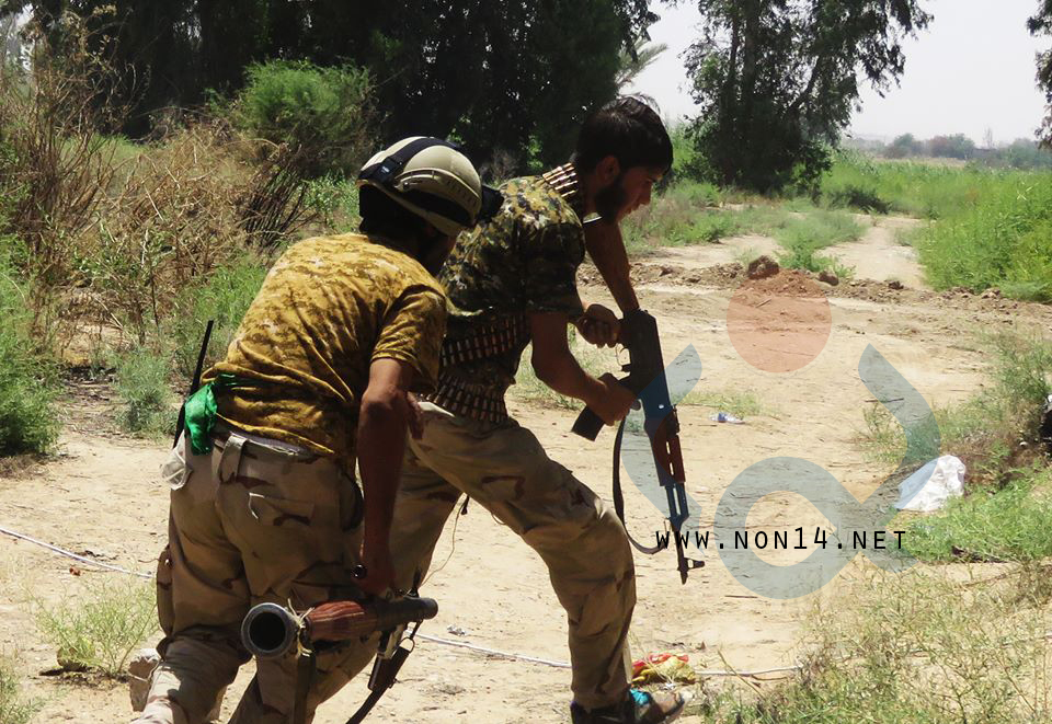 لواء علي الاكبر يطهر مناطق جديدة في بيجي ويقتل عشرات الدواعش ويحرق عجلتين