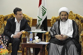 مجلس محافظة النجف يبحث مع شركة استرالية امكانية معالجة الخلل في كامرات المراقبة في المدينة