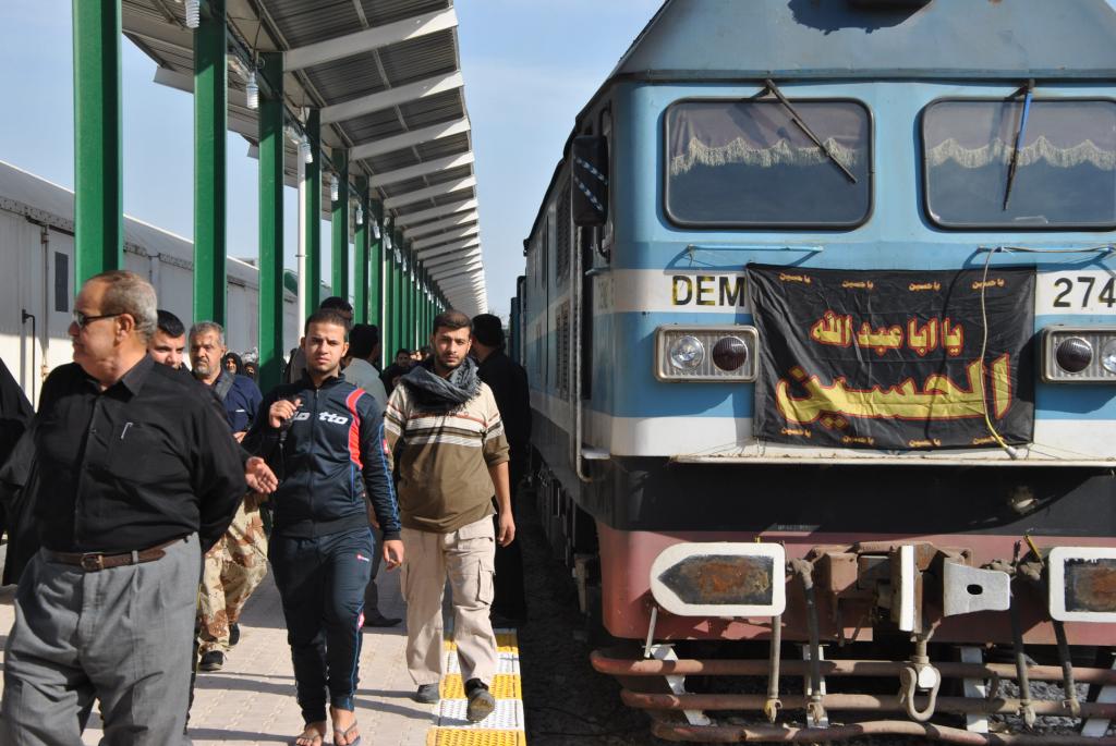 مدير النقل والتشغيل في محطة قطار كربلاء: 14 قطار ينقل زائري الإمام الحسين يوميا