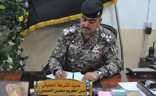 قيادة شرطة كربلاء تستبدل مدير شرطة قضاء عين التمر