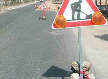 انشاء طريق بني تميم بطول (4كم) في كربلاء