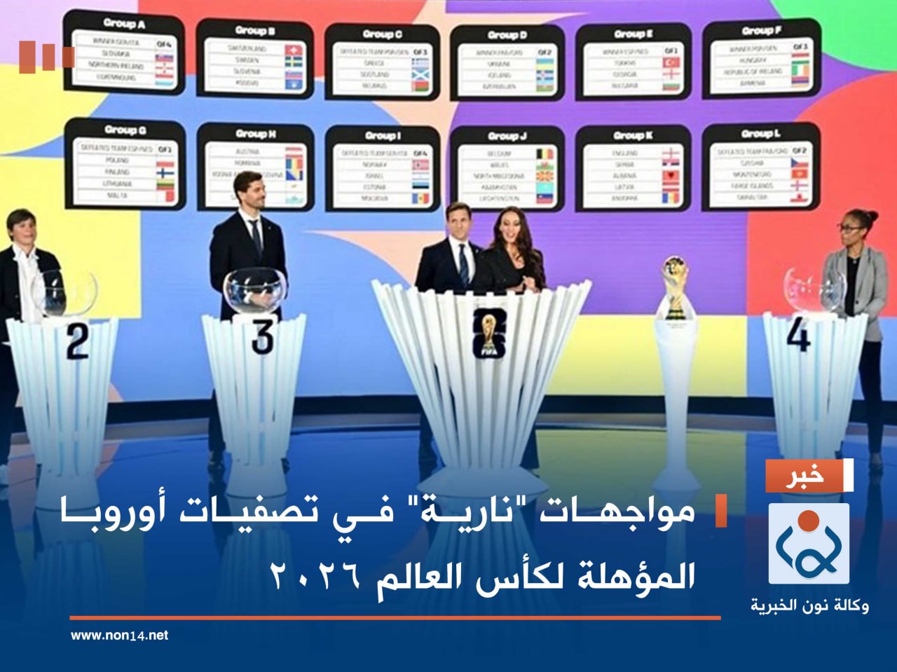 مواجهات "نارية" في تصفيات أوروبا المؤهلة لكأس العالم 2026