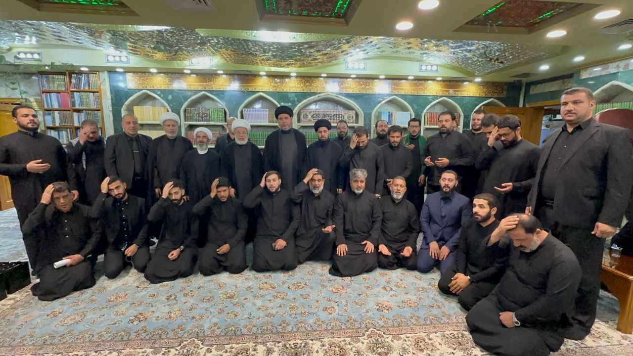 وافق على دخول مواكب الشور بشروط.. الشيخ عبد المهدي الكربلائي يستقبل ممثلي مواكب عزاء الشور من محافظات عراقية