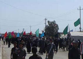 تضامنا مع السائرين الى كربلاء اقامة مسيرة يوم الاربعين في المانيا