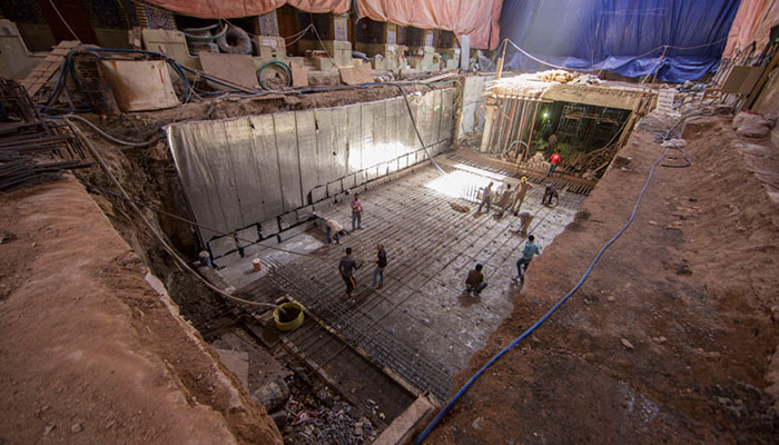 بالصور: العتبة الحسينية تنجز 60% من مشروع سرداب الإمام الحجة (عج) وتعلن افتتاحه في الأشهر القليلة القادمة