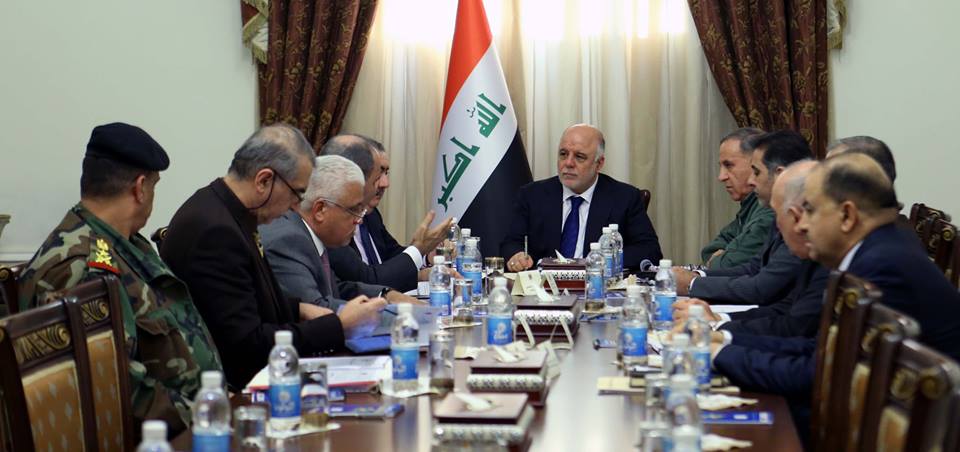المجلس الوزاري للأمن الوطني يجتمع برئاسة العبادي لبحث الموازنات الاستثمارية للوزارات الأمنية