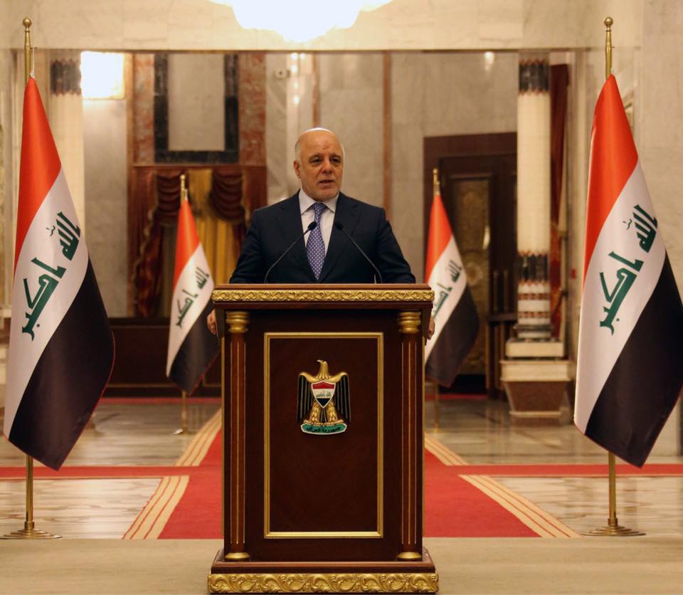 العبادي: نسبة الخطر في سد الموصل قليلة جداً