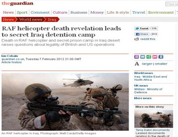 صحيفة الغارديان : قوات بريطانية أدارت معتقلاً سرياً في العراق وعذبت عراقيين فيه حتى الموت