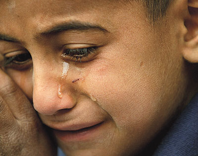 1000 طفل يتيم من كافة مناطق العراق يشاركون بمسيرة  وسط بغداد