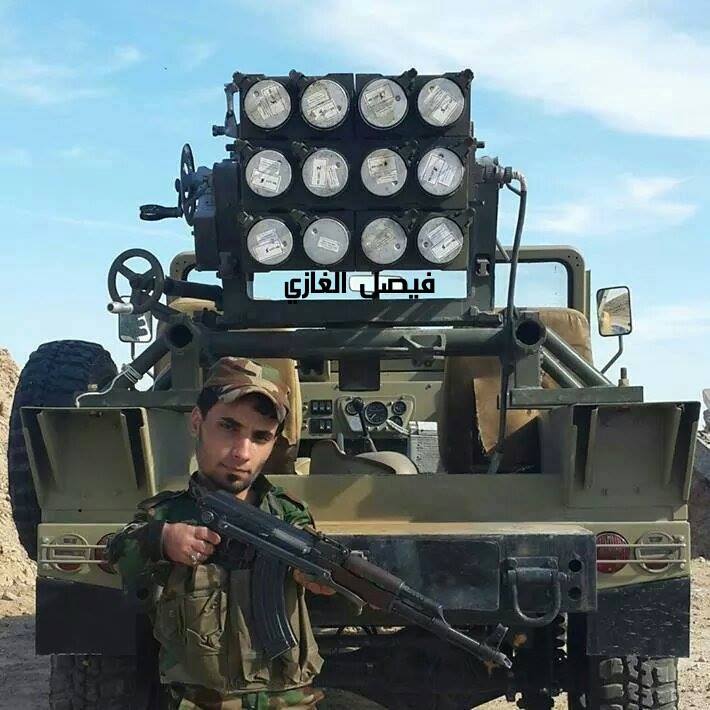 مصطفى البصراوي لم يمنعه قصر القامة للدفاع عن العراق ومقدساته (مصور)