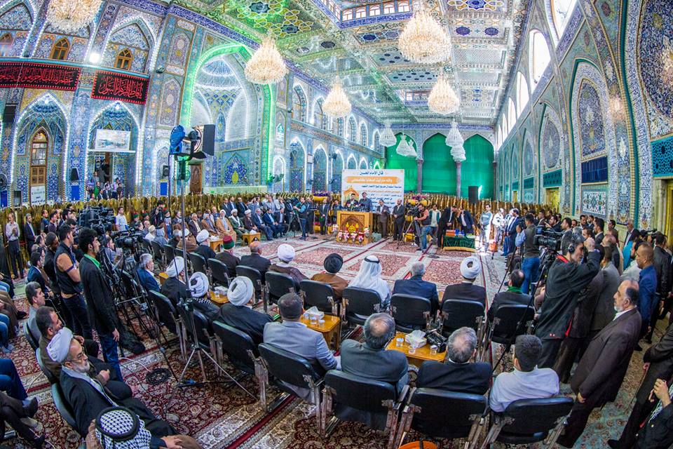 بالصور:العتبة الحسينية تزيح الستار عن الشباك الجديد لضريح الصحابي الجليل الشهيد حبيب بن مظاهر الاسدي