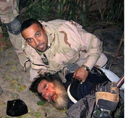 شاهد عيان يكشف تفاصيل "بيت اختباء" صدام أثناء سقوط نظامه