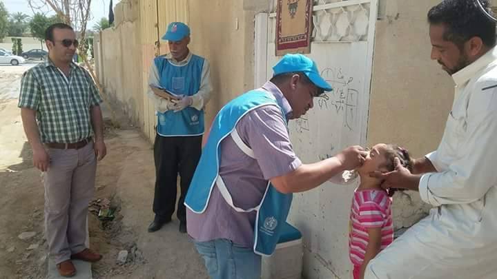 تلقيح أكثر من 200 ألف طفل وطفلة في كربلاء بلقاح شلل الأطفال