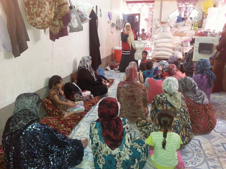 كربلاء :الهلال الاحمر يقيم ورشة  عن سرطان الثدي