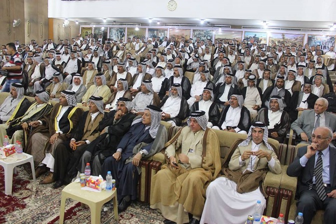 النجف تقيم مؤتمرا عشائريا لدعم ومساندة القوات الامنية في حربها ضد الارهاب